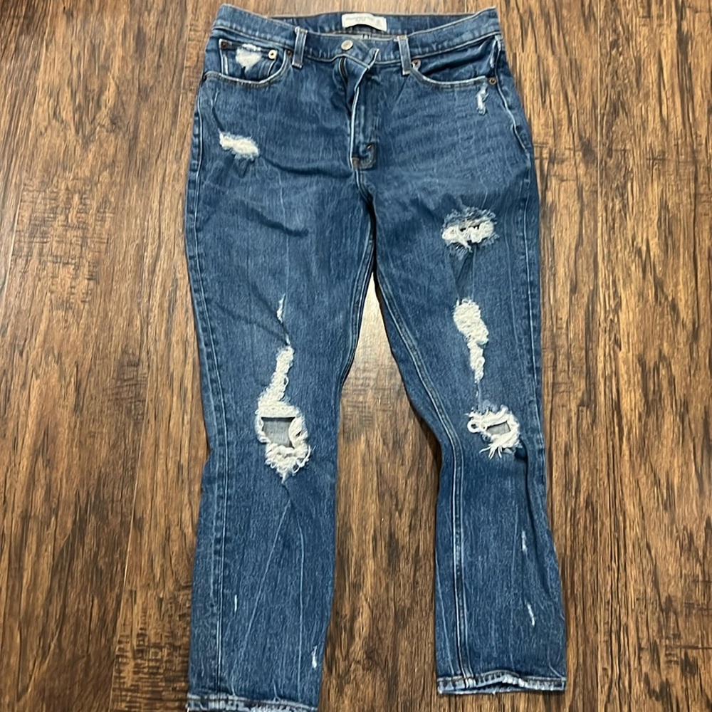 A&F skinny high rise